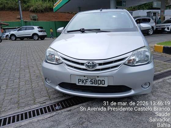 TOYOTA ETIOS 1.3 X 16V FLEX 4P MANUAL TOYOTA ETIOS 1.3 X 16V FLEX 4P MANUAL